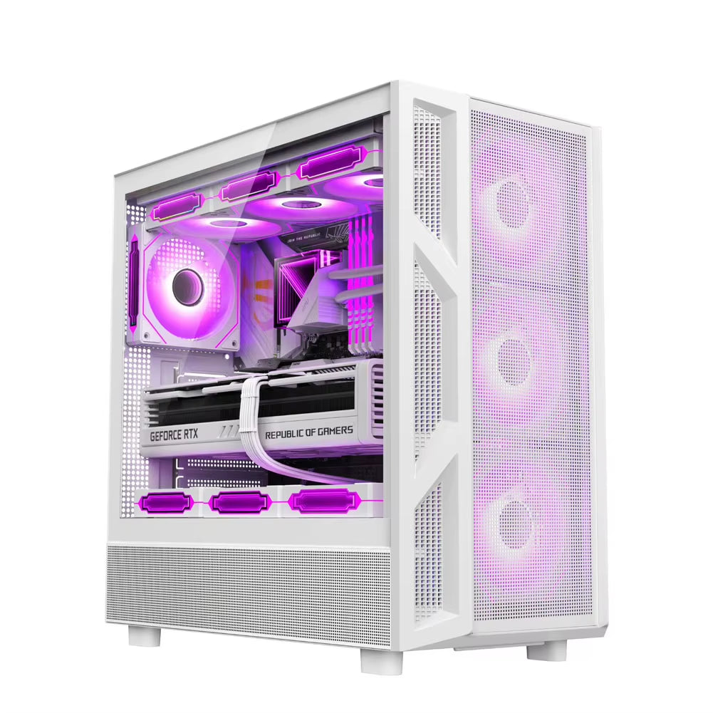 Rgb Micro Atx Itx E-Atx Matx Gaming Pc Case with Tempered Glass Towers for Computer Cases & Cabinet Game Chassis