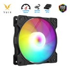 Casing Fans RX-134 PC Case Fan 120Mm Gabinete Fans Fixed RGB Gaming 12V Molex Computer Gamer Cooling Ventilador
