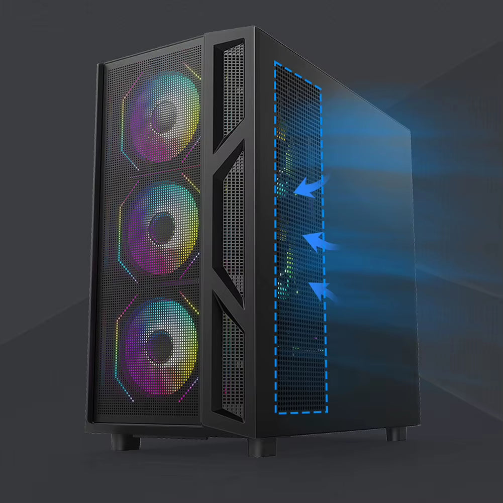 Rgb Micro Atx Itx E-Atx Matx Gaming Pc Case with Tempered Glass Towers for Computer Cases & Cabinet Game Chassis