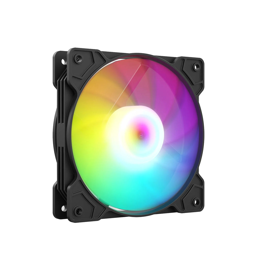 Casing Fans RX-134 PC Case Fan 120Mm Gabinete Fans Fixed RGB Gaming 12V Molex Computer Gamer Cooling Ventilador