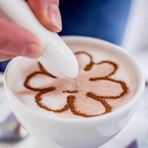 Electrical Latte Art Pen - 1 Piece Coffee and Cake Decoration Tool for Pastry and Baking Designs